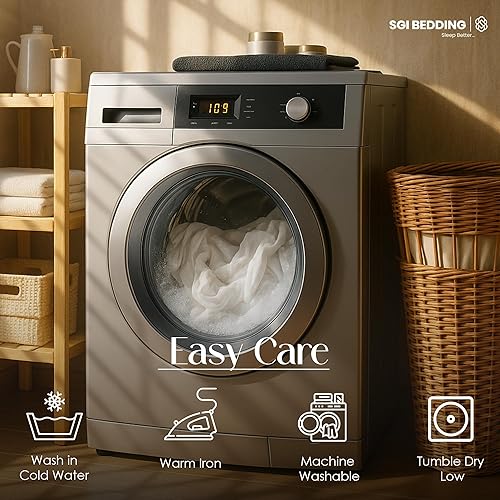 Miniatura 9 de Protector de colchón con parte superior dividida tamaño Queen, impermeable, de calidad premium, suave, sin ruido, 18 pulgadas de profundidad,