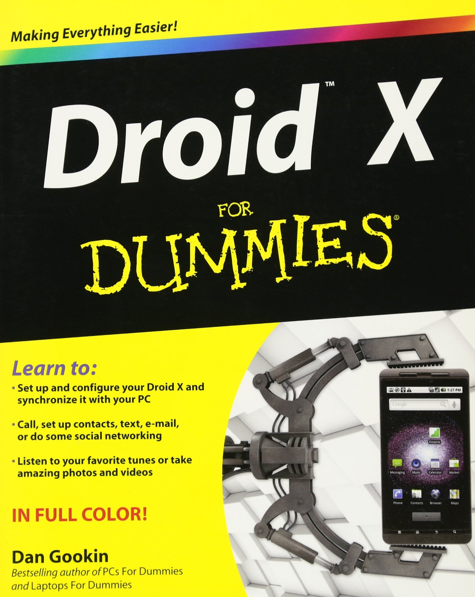 Droid X For Dummies