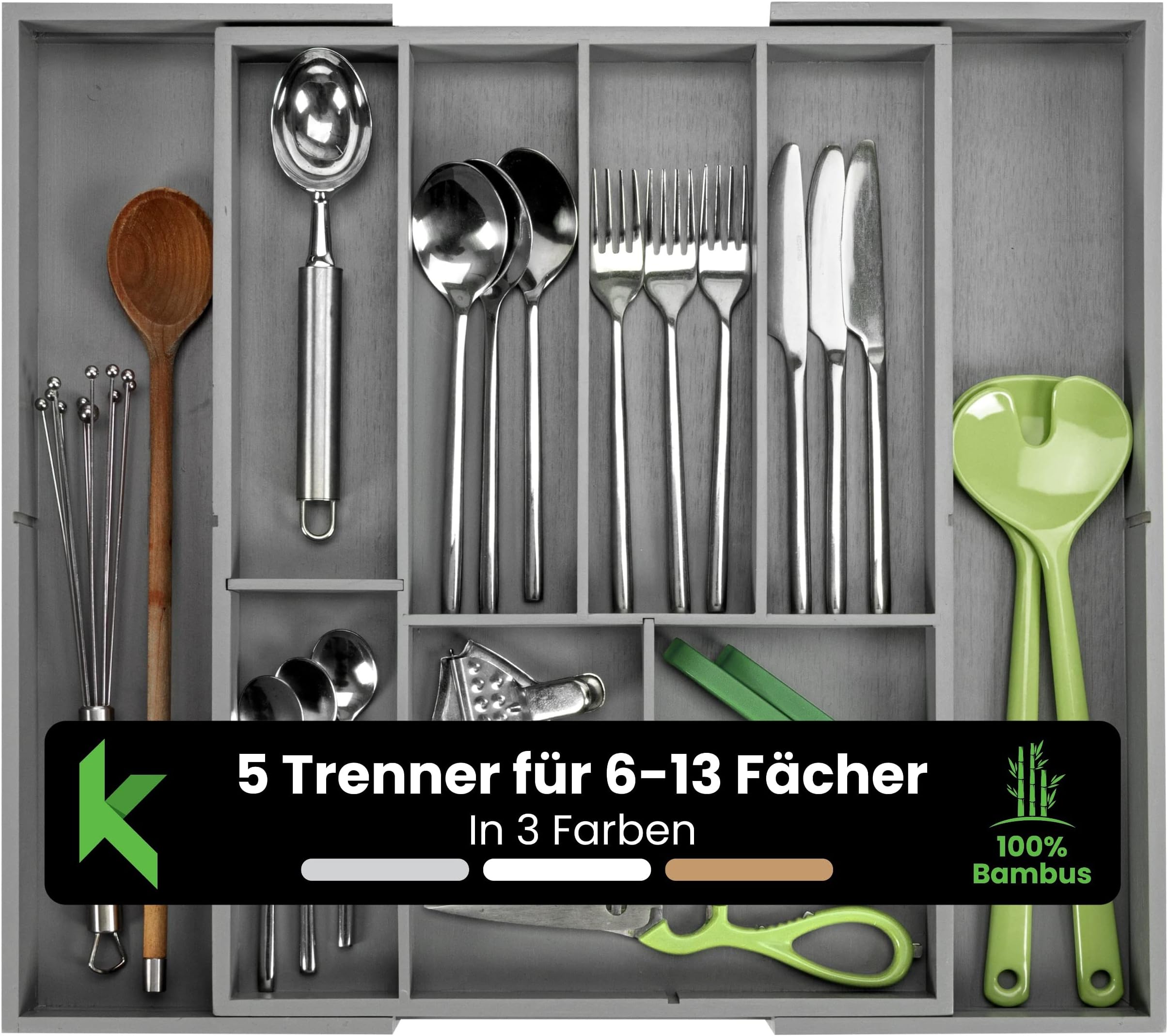 Wunderschne Besteckeinsatz Variabel Steckbar Bilder