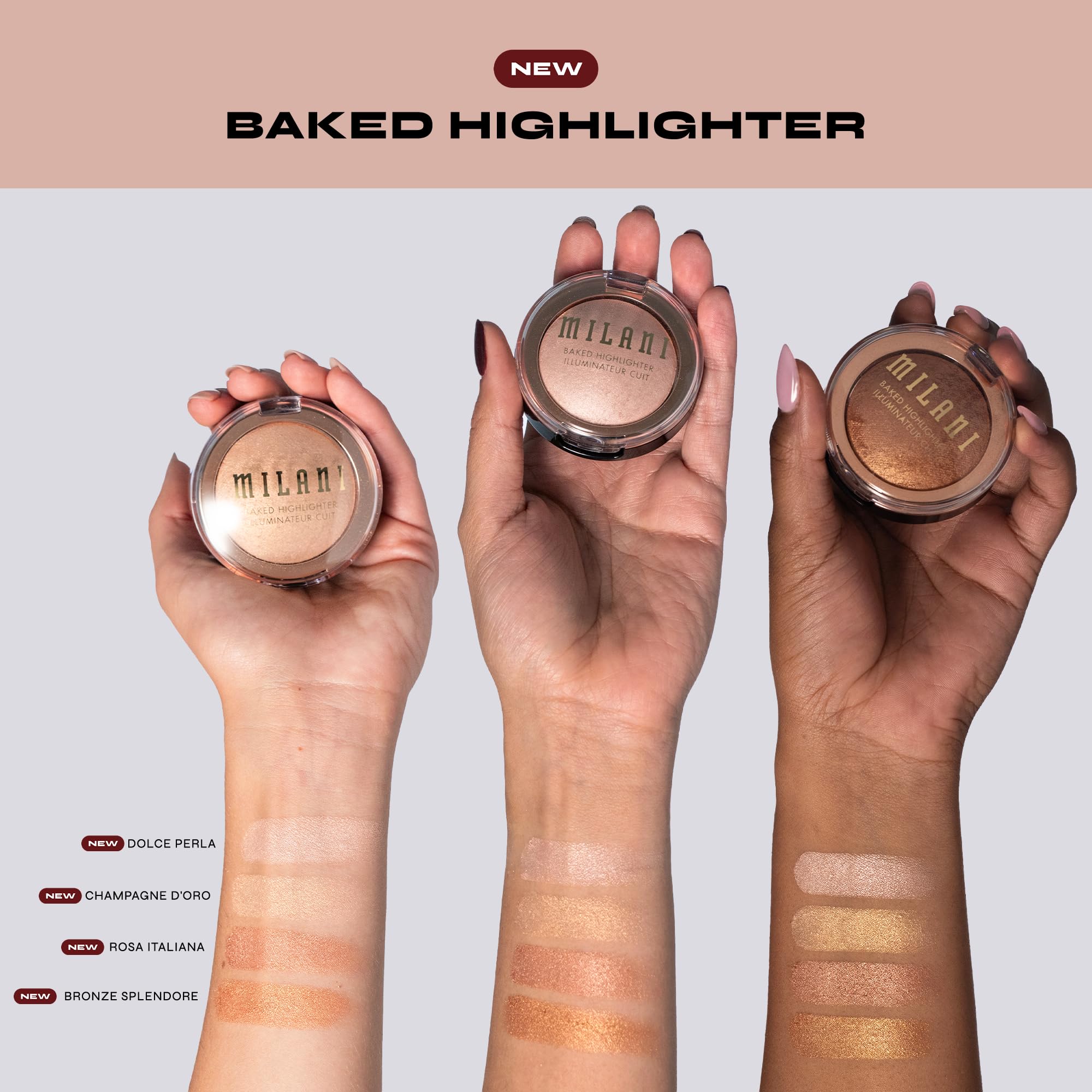 Milani Champagne D'oro Highlighter - Radiant Glow -6 Milani Champagne D'oro Highlighter - Radiant Glow -6