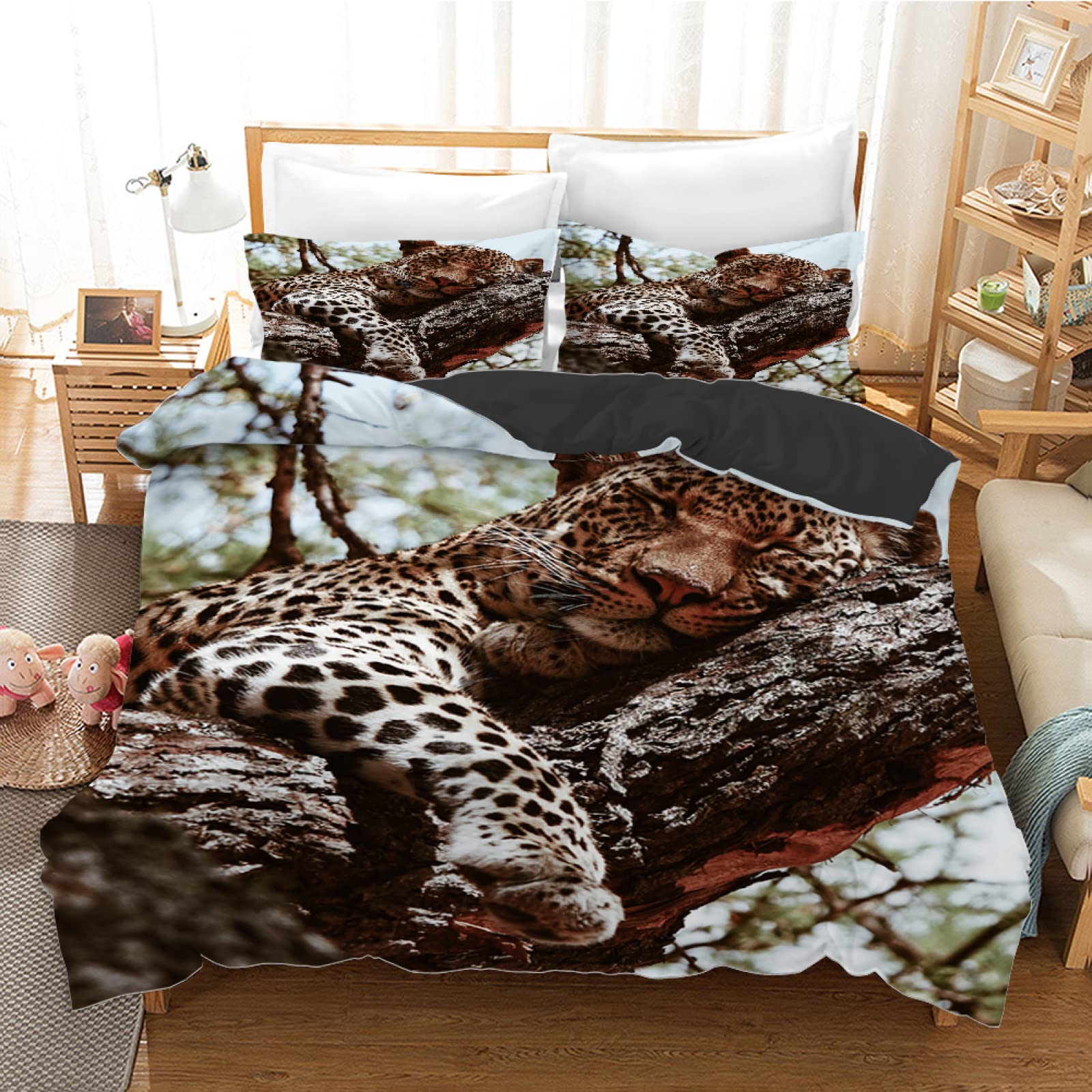 Housse de couette 90x190 microfibre 110g/m² respirante et douce pour ado