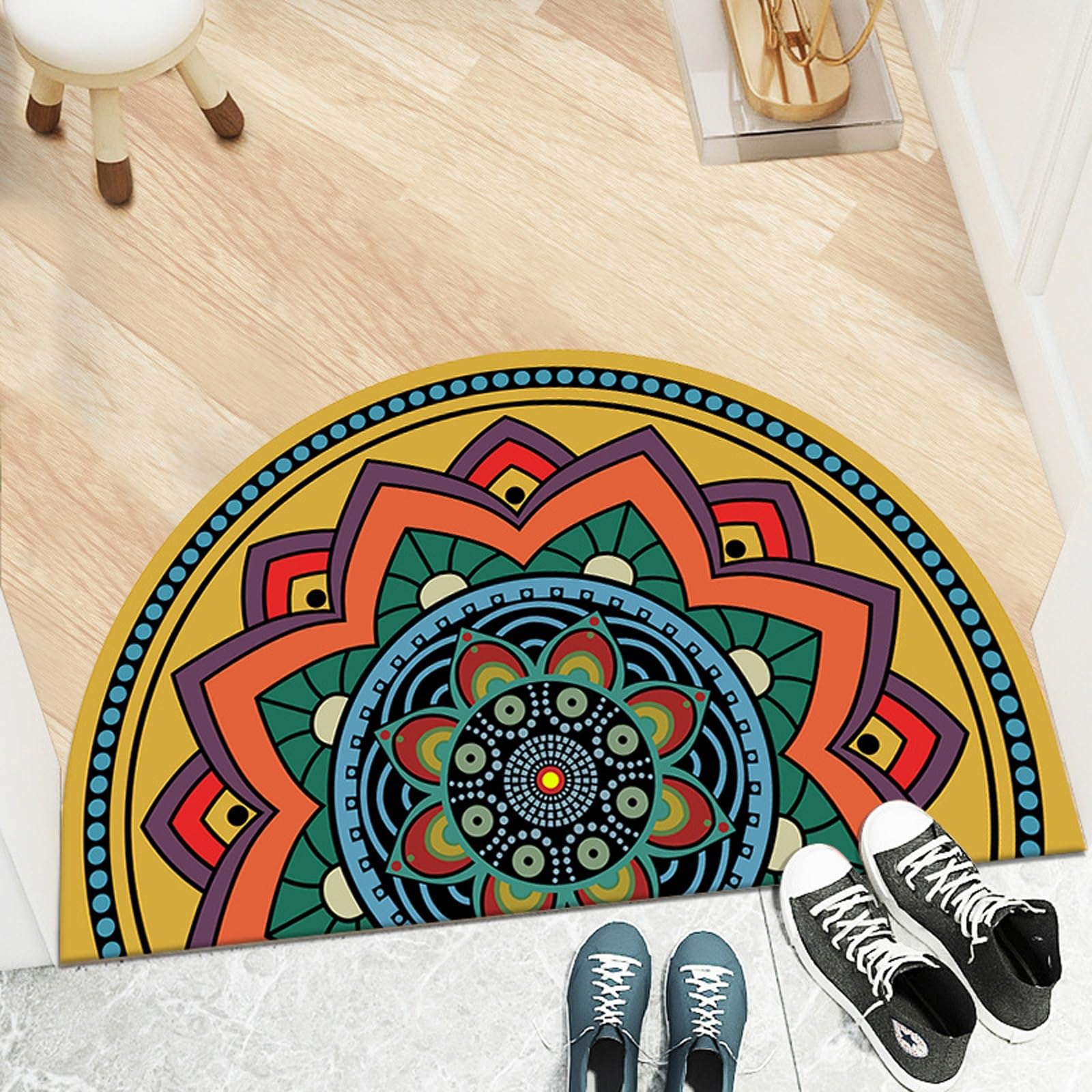 Tapis d'entrée à profil bas pour éviter les blocages de porte de porche