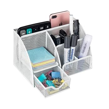 Amazon | VANRA™ デスクオーガナイザー ペン立て 金属メッシュ