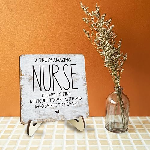 Miniatura 6 de Decoración decorativa de escritorio, regalos motivacionales para enfermeras, regalos de agradecimiento positivos, placa de agradecimiento con