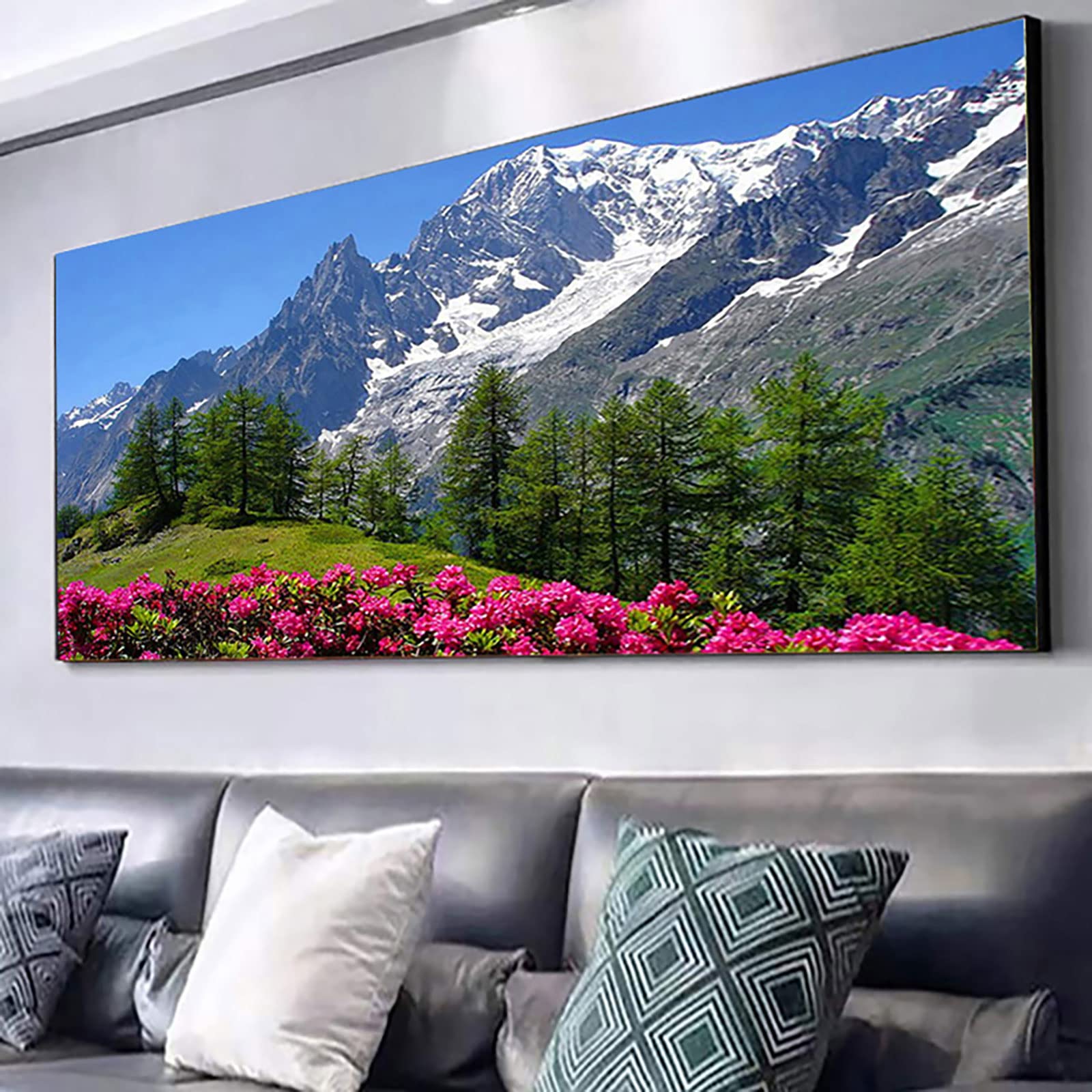 Instarry 5D Diamond Painting Groß - 150x60 Cm Winterlandschaft Zum Selbermachen