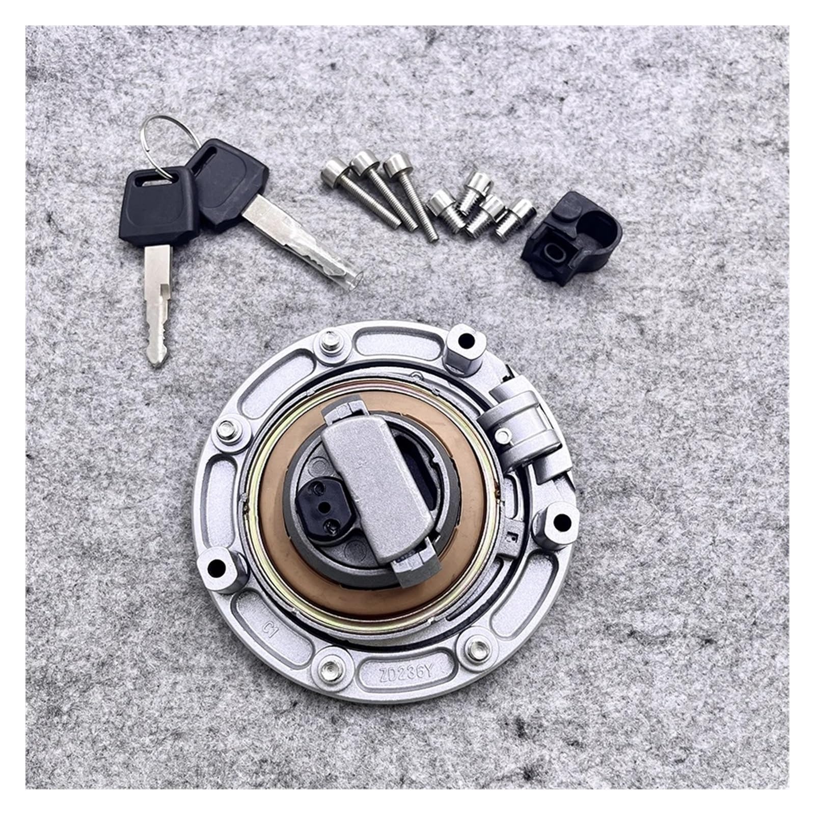 Motocicleta Tapa Combustible Llaves Tapa Tanque Combustible para Hond&a CBR600RR