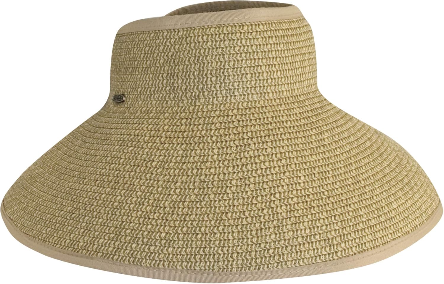 Scala Women's Packable Paper Braid Visor
