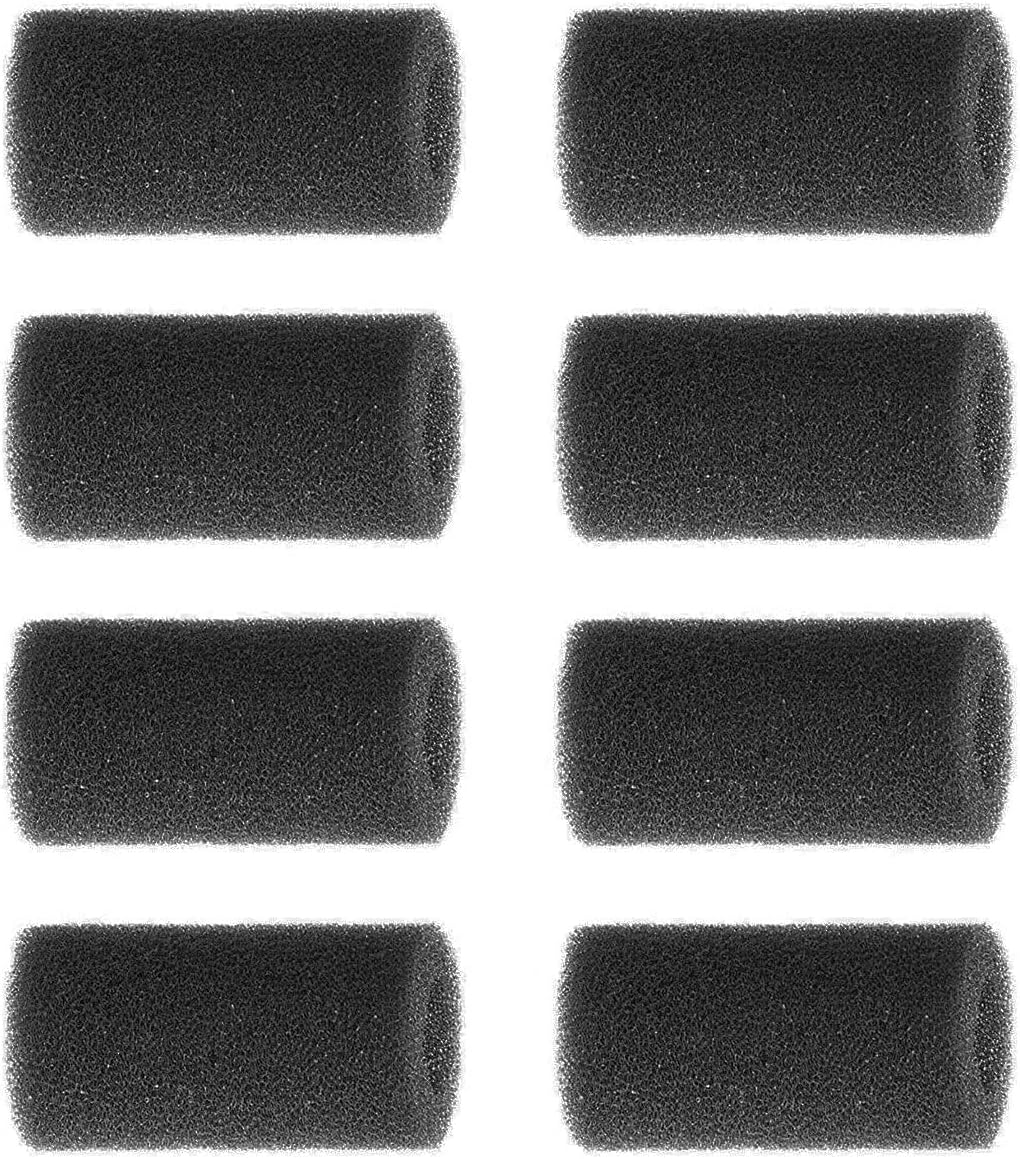 Golden Pearl 8 Pieces Black Pre-Filter Sponge Foam Roll Accessories for Aquarium Fish Tank