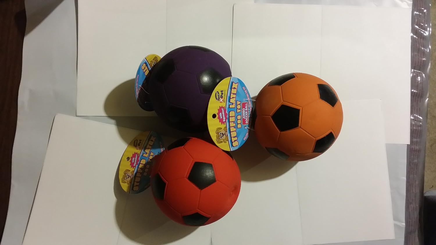 VoToys Jumbo Stuffed Latex Soccer Ball Dog Toy Amazon.co.uk Pet