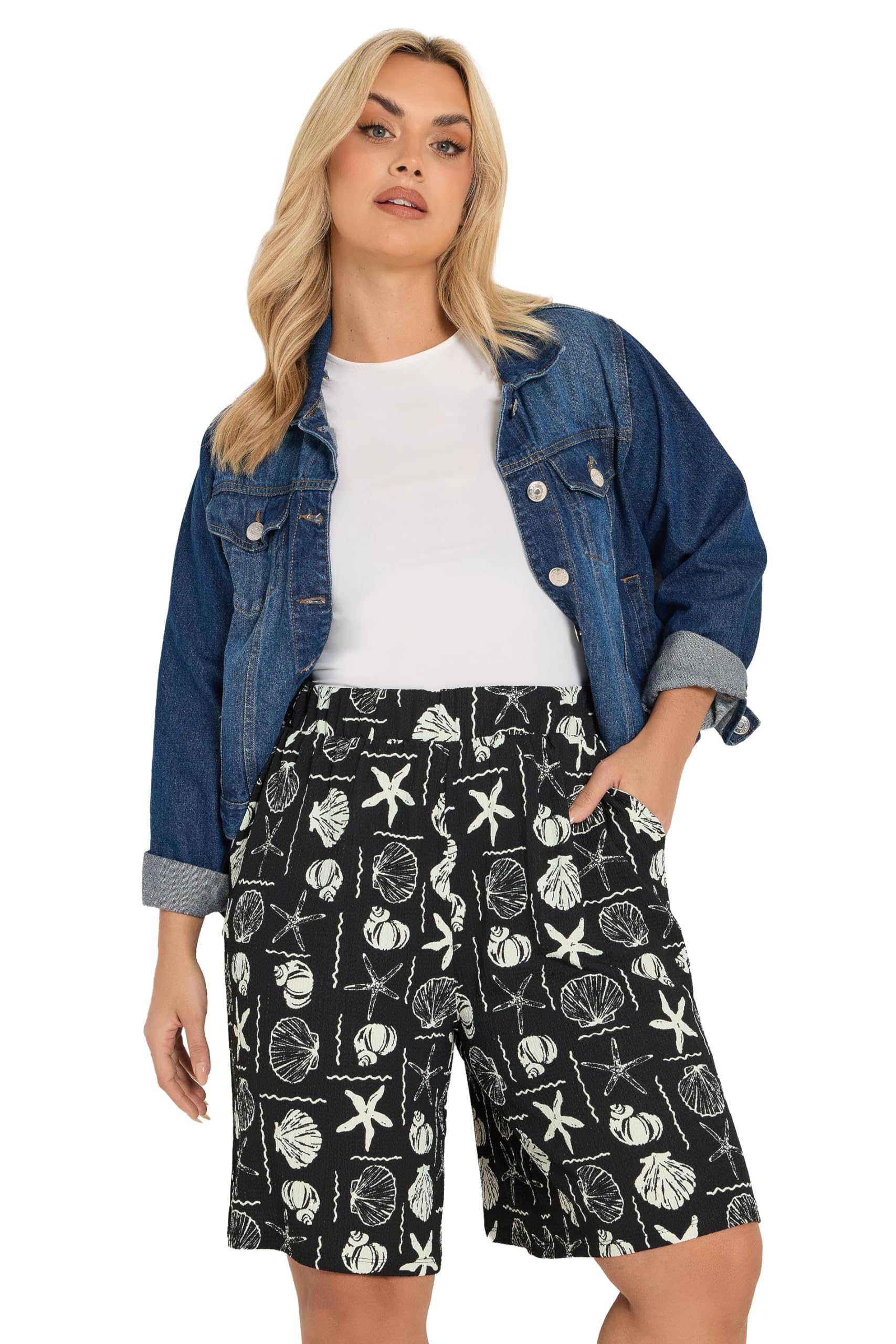 Yours - Women's Shorts - Size 20 - Black