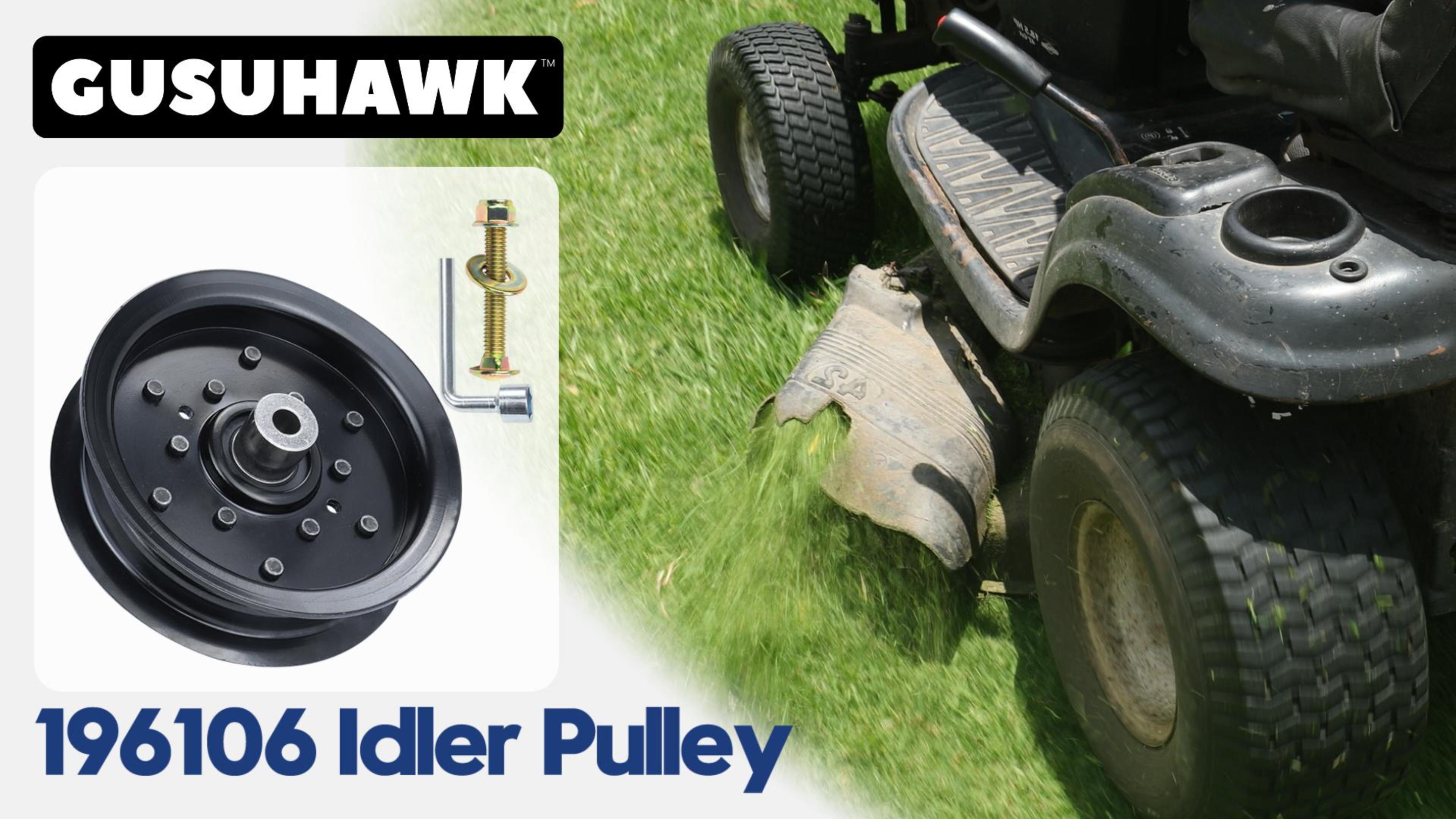 Amazon.com : GUSUHAWK 532196106 Idler Pulley Replaces Husqvarna