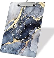 Vista 1 de Portapapeles de plástico A4, lindo portapapeles con clip tamaño carta estándar 9 x 12.5 pulgadas, decorativo para oficina para estudiantes, mujeres