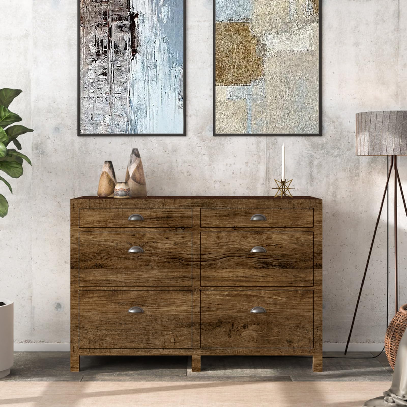 Transform zelfklevende decoratiefolie Walnut wood bruin 45x200cm