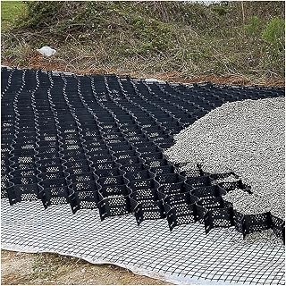 geo Grid 2 Inch Geo Grid, 3ft/ 6ft/ 10ft/ 13ft/ 20ft/ 23ft/ 26ft/ 30ft/ 33ft Geogrid Driveway, Ground Grid for Landscaping/Parking/Driveway - Flexible Foldable Gravel Paver (Color : W X L, Size : 3