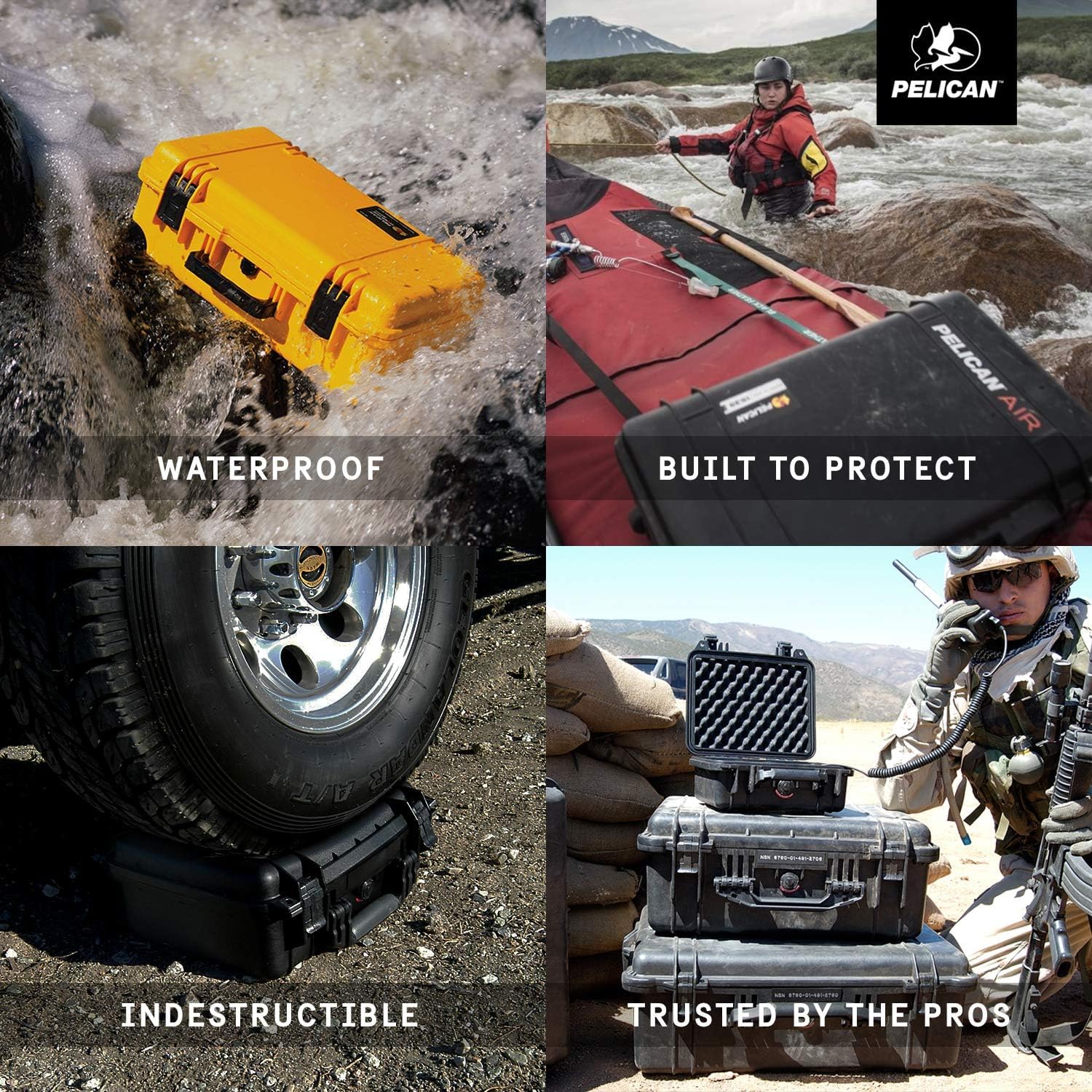 Pelican 1525 Air Case With Foam (Black)