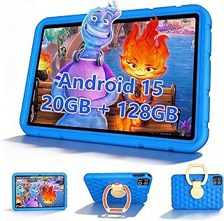 ITDULCET Kids Tablet, Android 15 10 Inch Tablet for Kids, 20GB RAM 128GB ROM Octa-Core 6000mAh with Shockproof Case, Bluet Price In India