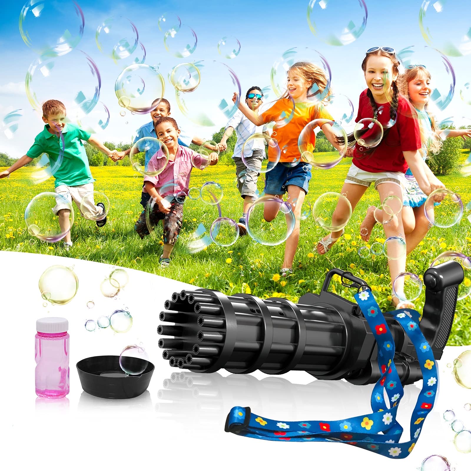 Buy luximi Bubble Machine Gatling Bubble , 6000+ Bubbles Per Minute
