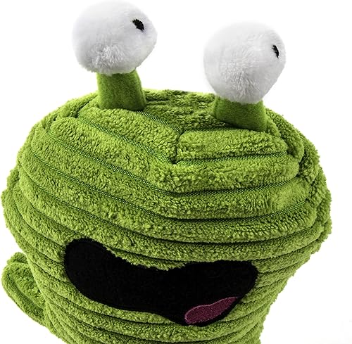 Miniatura 7 de goDog PlayClean Germs - Juguete chirriante de peluche para perros con aceites esenciales que eliminan el olor, tecnología Chew Guard, verde, pequeño