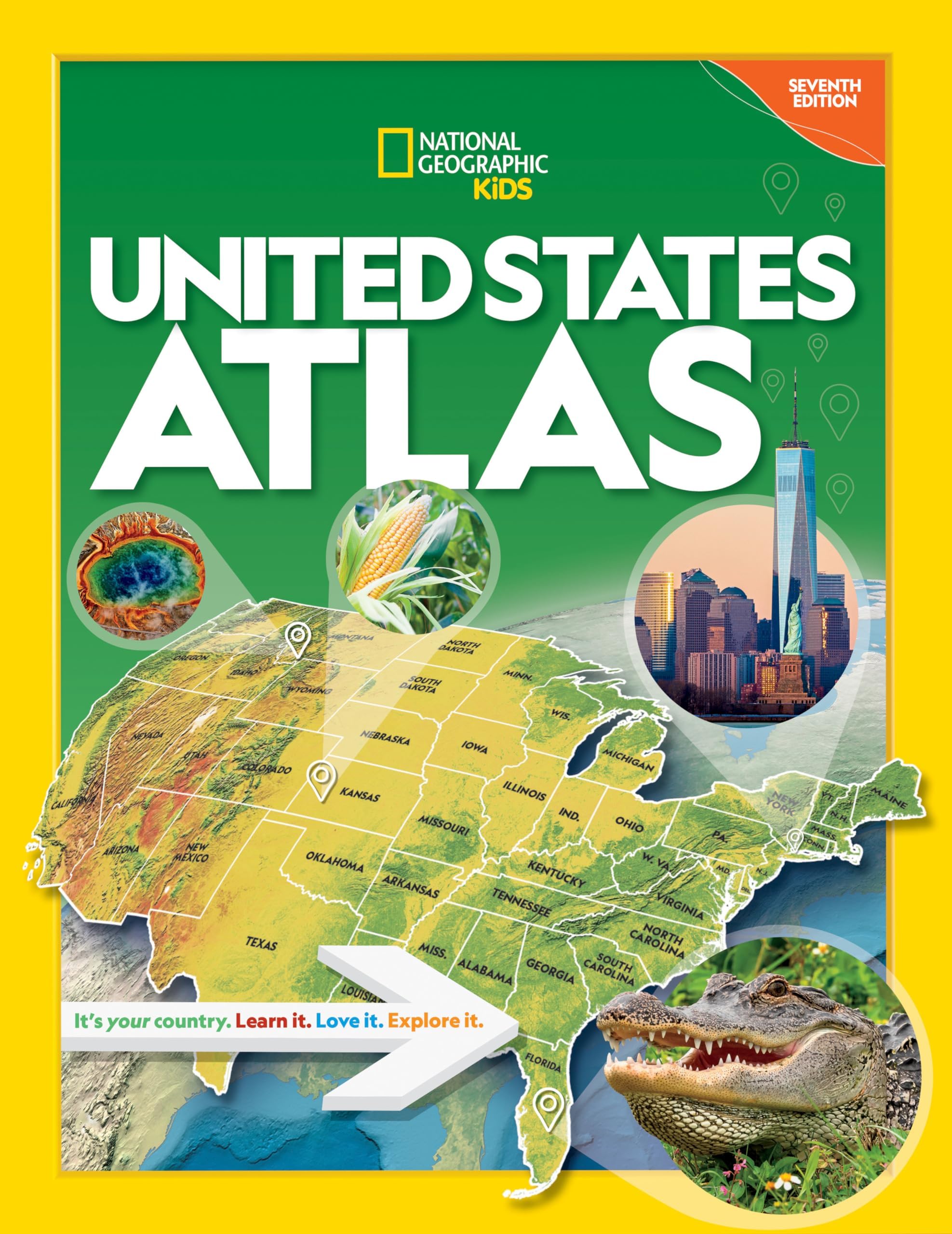 National Geographic Kids United States Atlas, 7th Edition (NGK Atlases)