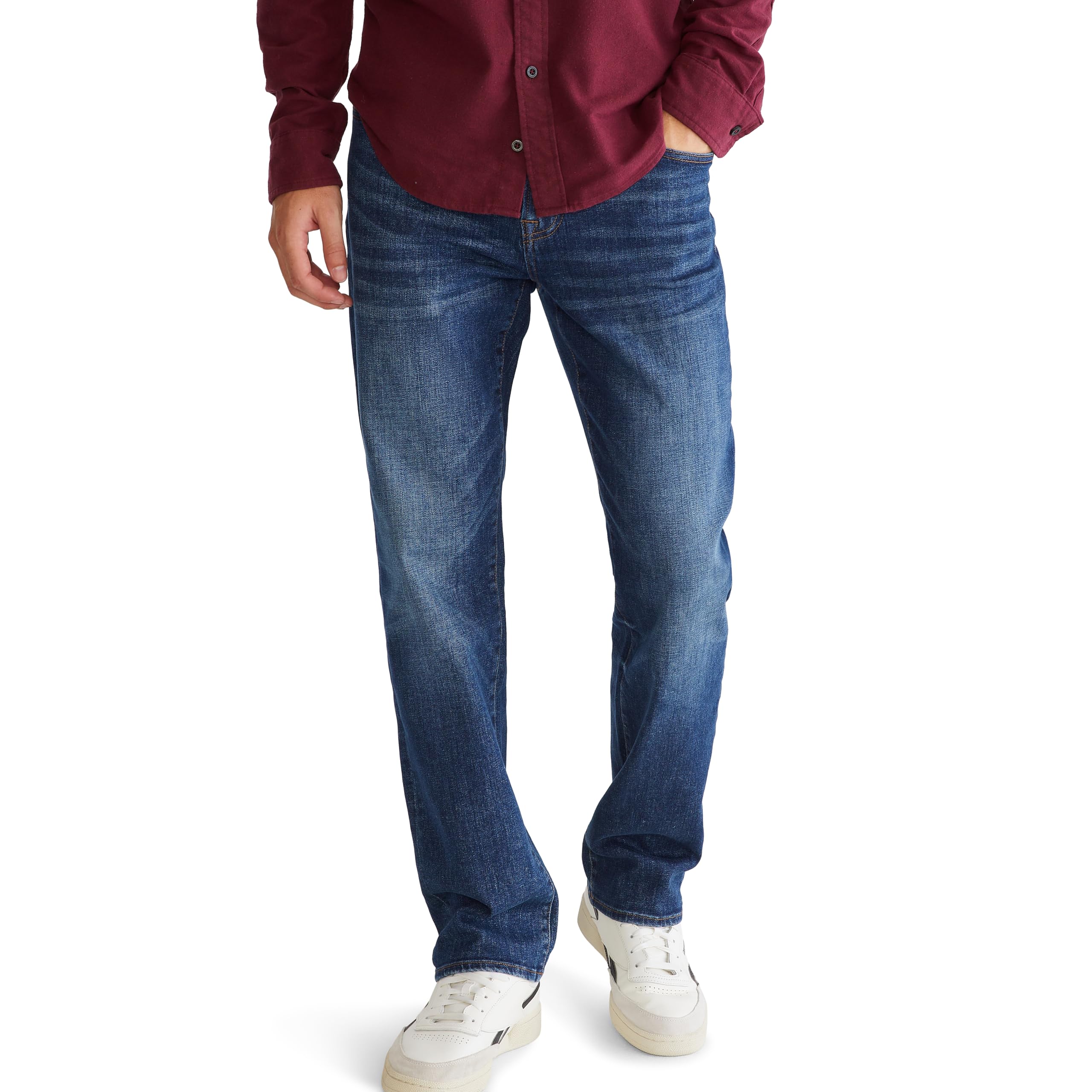 Straight Jean, Dark WASH, 32 32