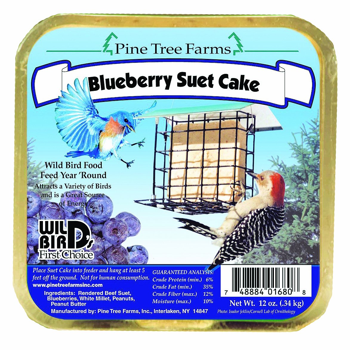 PINE TREE FARMS 1680 Suet Cake
