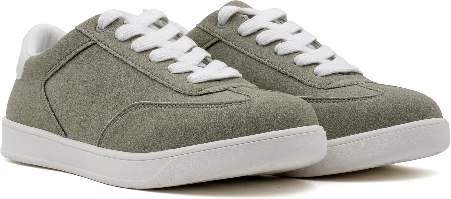 Women's Lace Up Trendy Sneaker Classic Fashion Low Top Walking Shoes - Picture 47 of 109