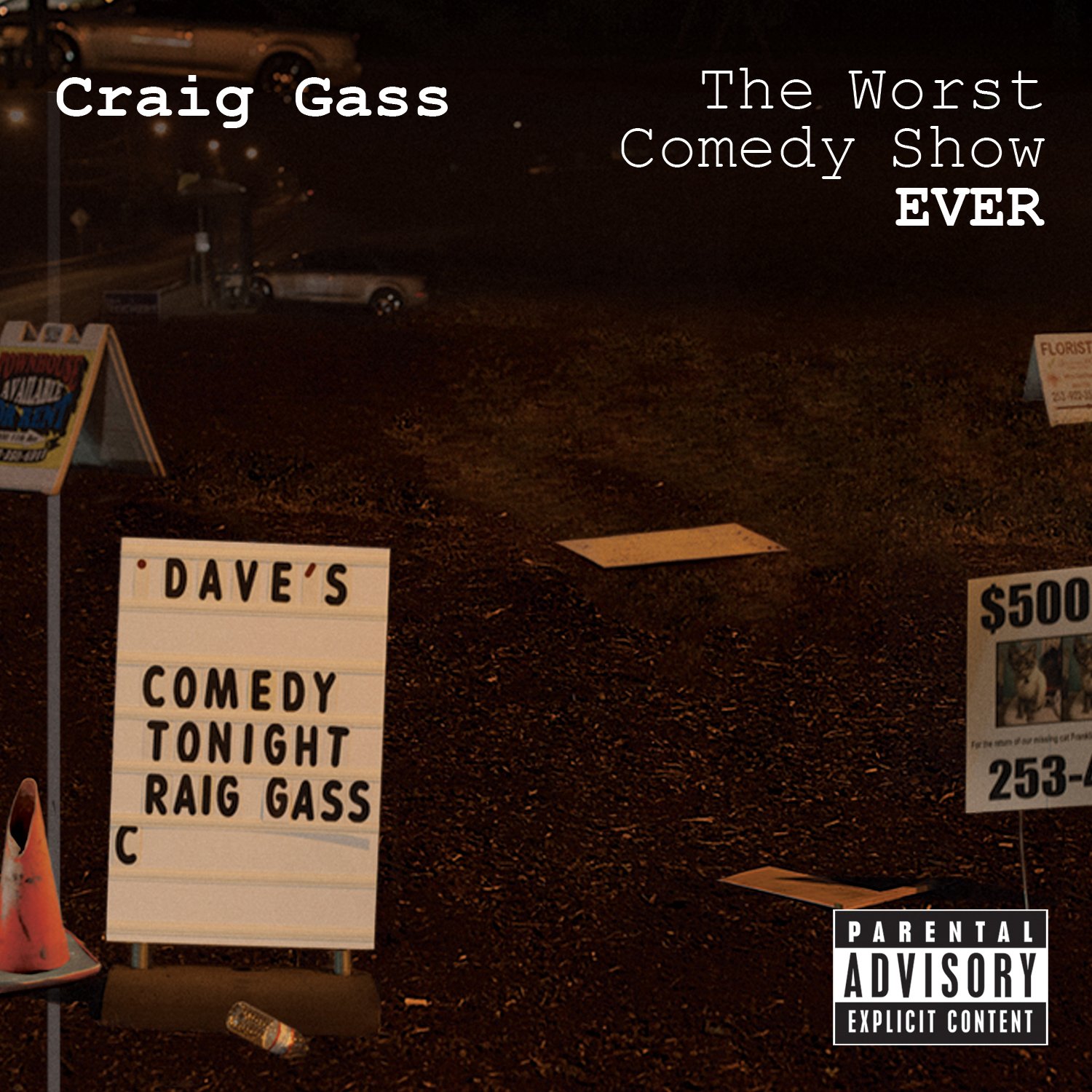Craig Gass Worst Comedy Show Ever CD New 790058917022
