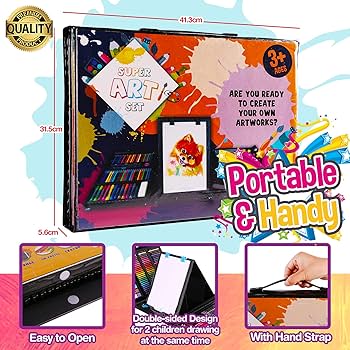 ART GALLERY アート書籍セット6.7.8.9.10 Cra-Z-Art Creative Artist Studio Kit, 250 pc - Pay Less