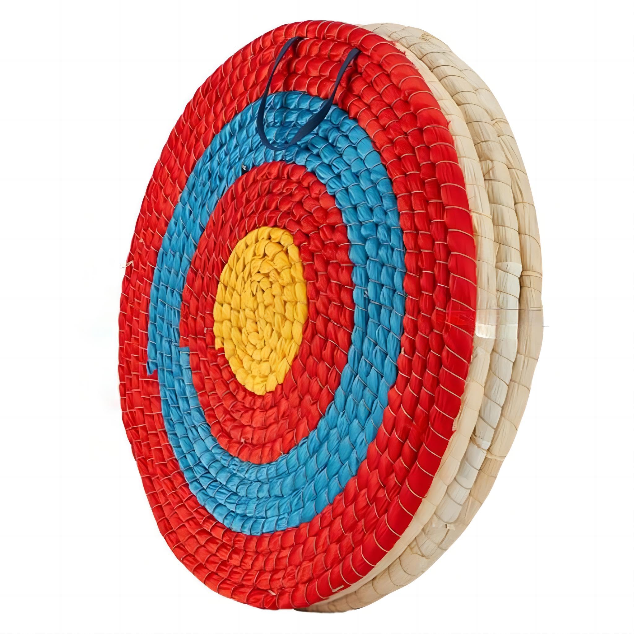 COOLBABY Archery Target 3 Layers 50CM Traditional Solid Straw Archery Target 6cm Thickness Hand-Made Arrows Target for Outdoor Shooting Practice