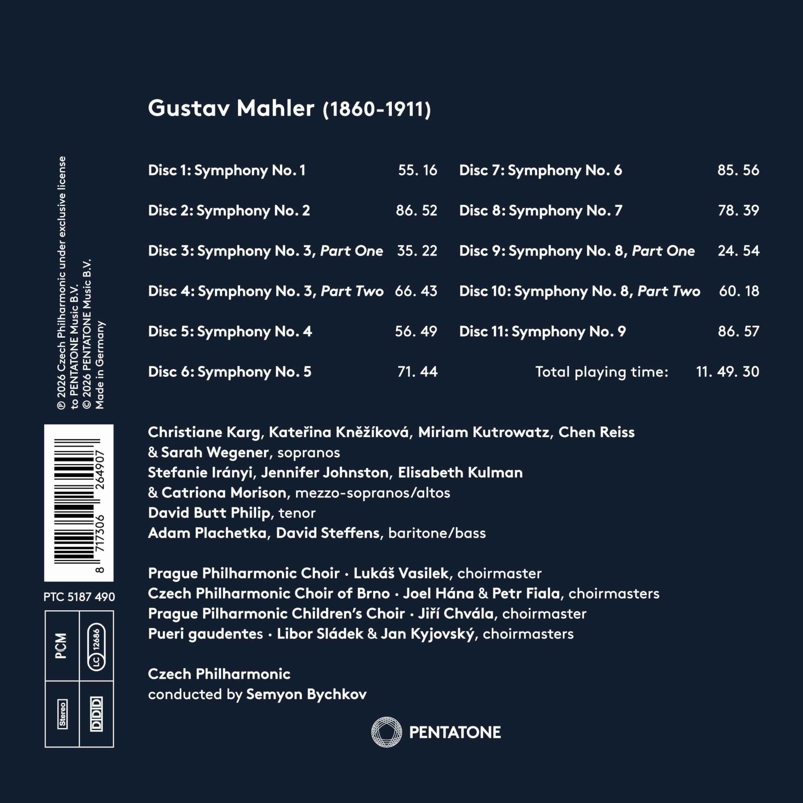 Gustav Mahler: Symphonies 1–9