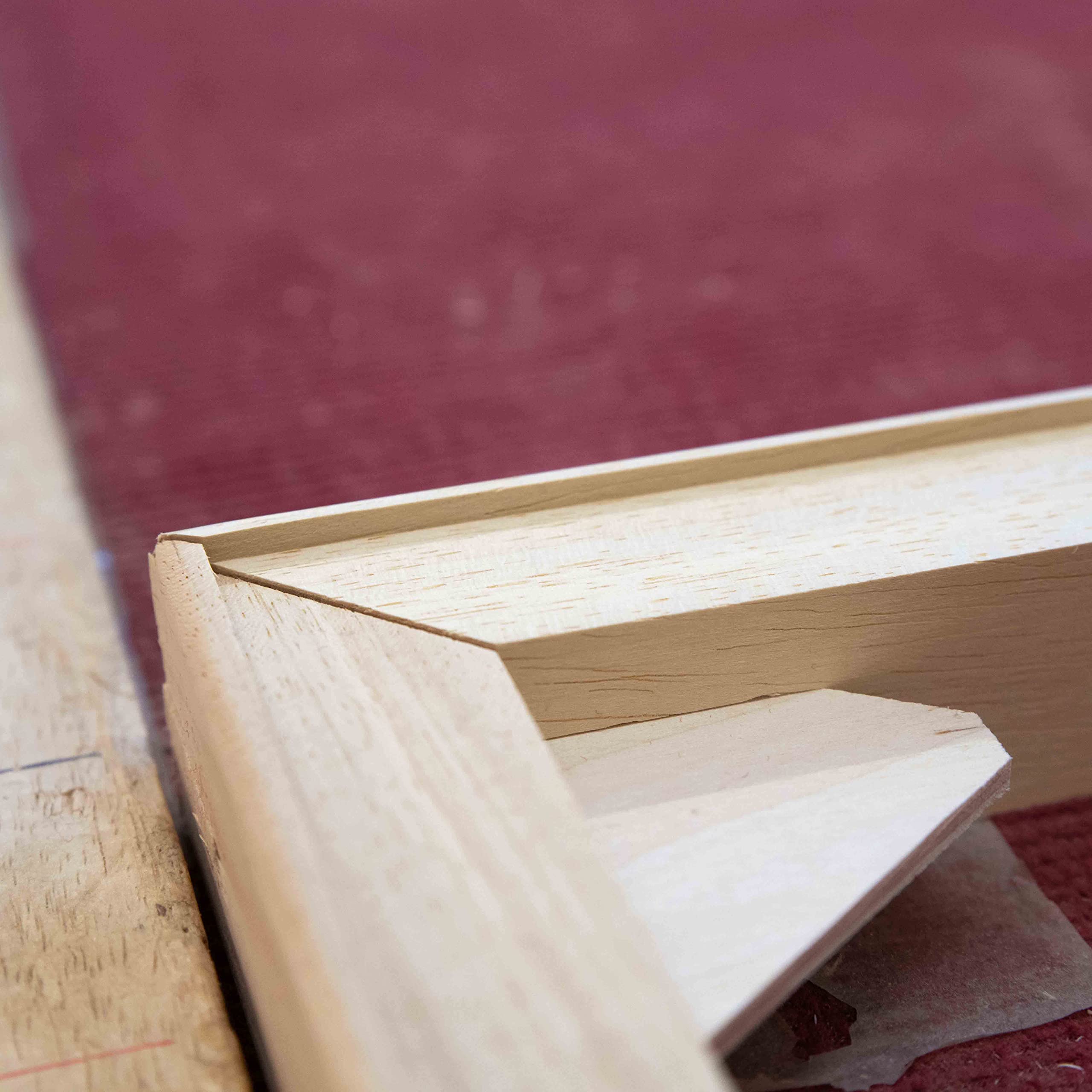 Lupia - Set Tele Gallery Bianche per Pittura | Telaio in Legno di Ayous Leggero e Resistente spessore 2 cm | Ideale per Artisti e Principianti | 100% Cotone 300 gr/mq, Cotone 60x60 cm - 2 pezzi