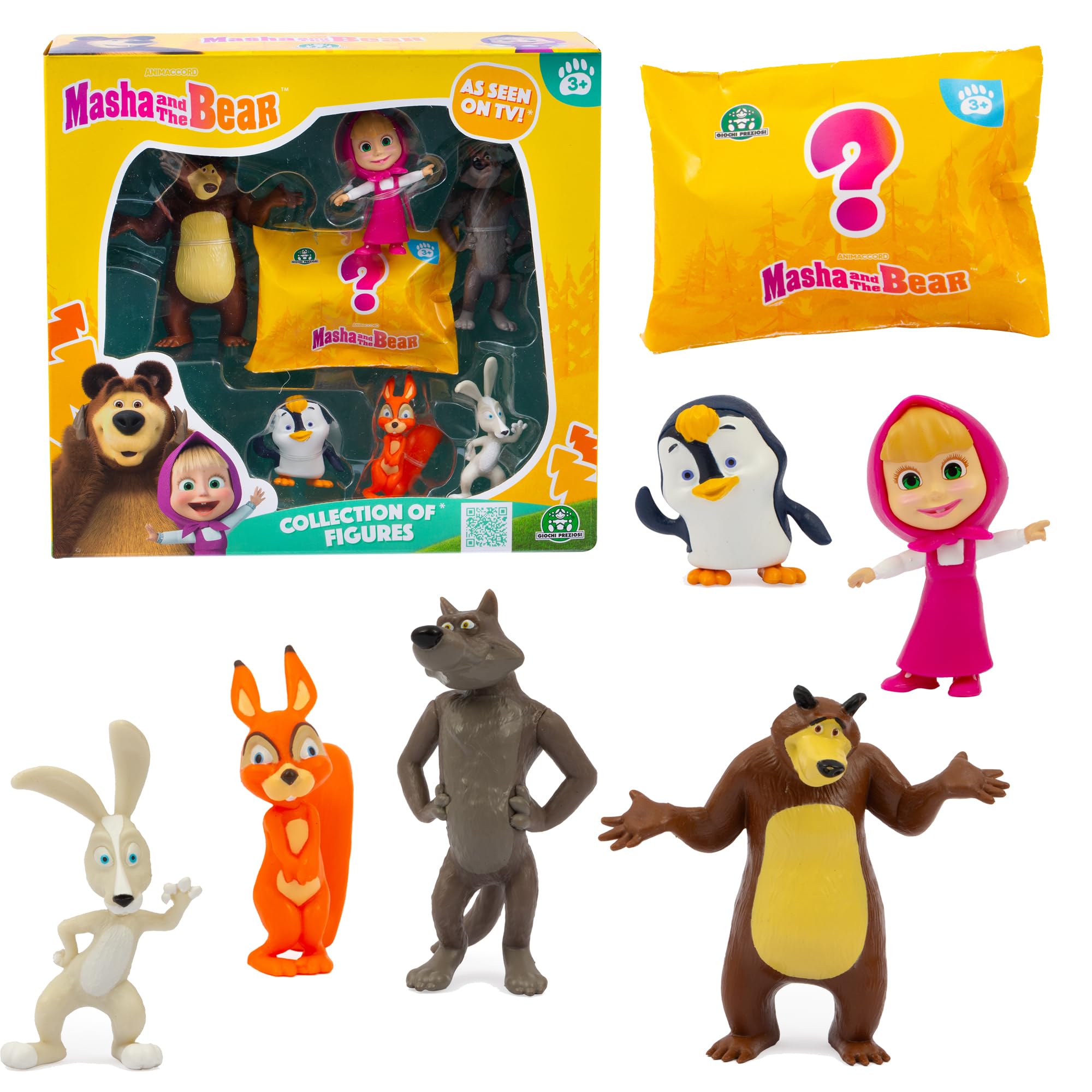 Simba Masha and Bear Figures Multipack 7-Pieces