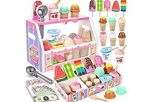 Scoop and Top Wooden Ice Cream Set | Sweet Treat for Imaginative Play