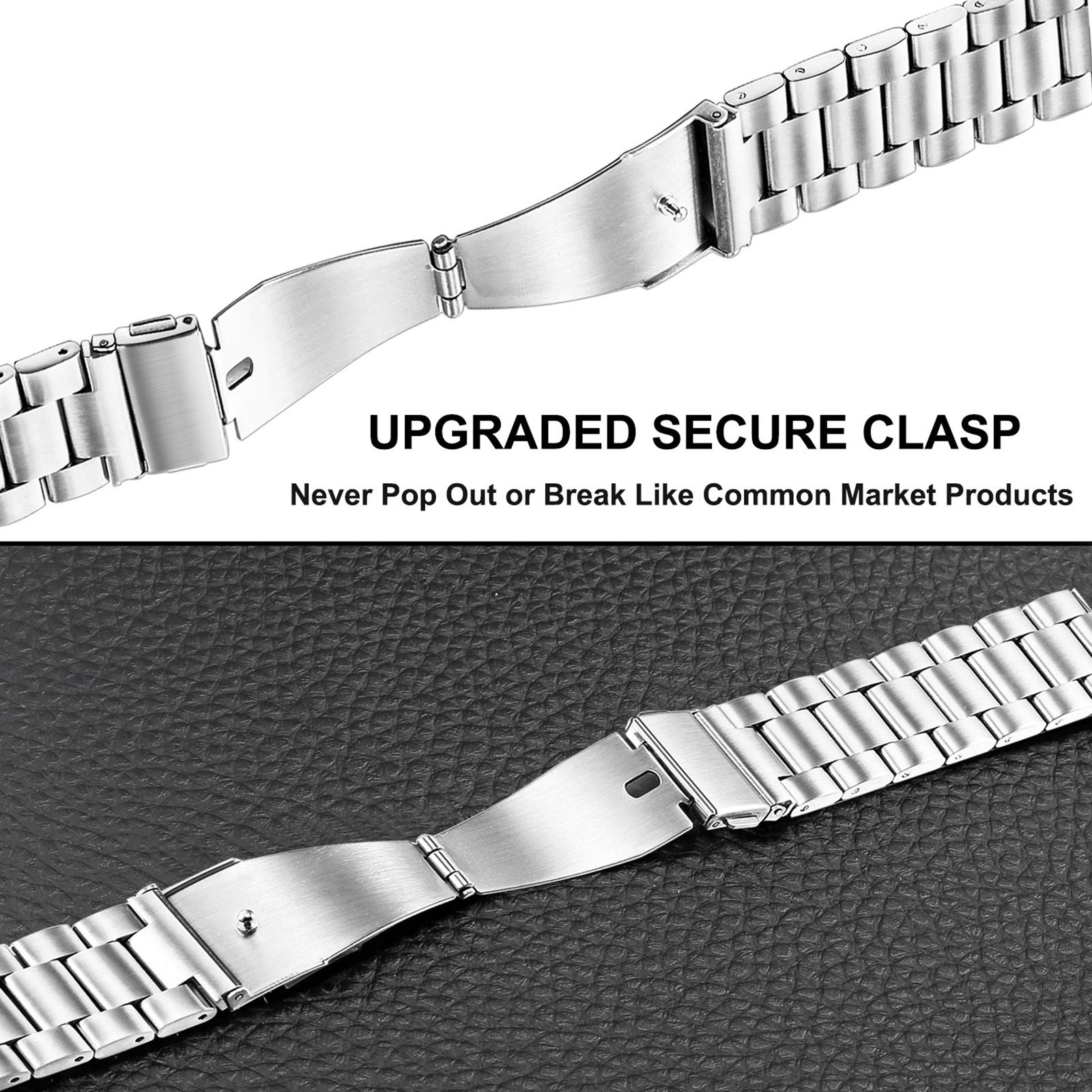 Amazon.com: TRUMiRR Silver Band Sets for Fossil Women display picture 2
