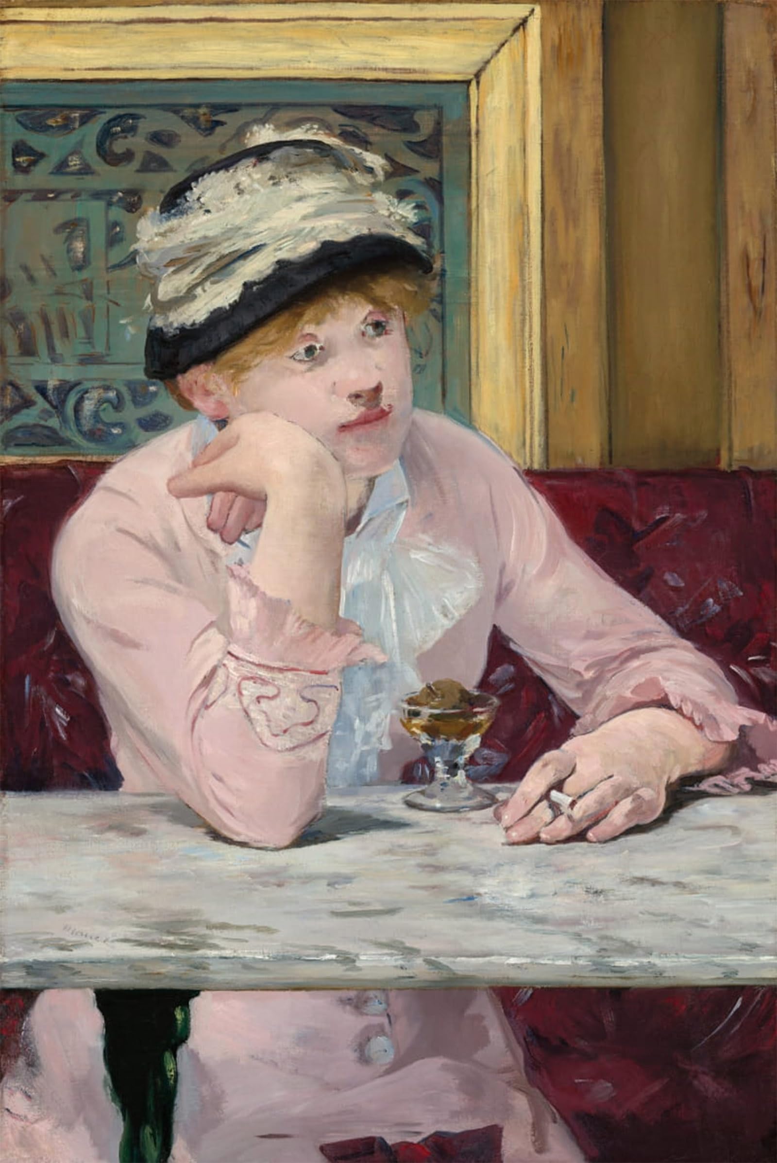 RZHRHJES Abstract Painting Poster Art Print Canvas Print Poster Plum by Edouard Manet Landscape Canvas Painting for Home Decor 60x90cm