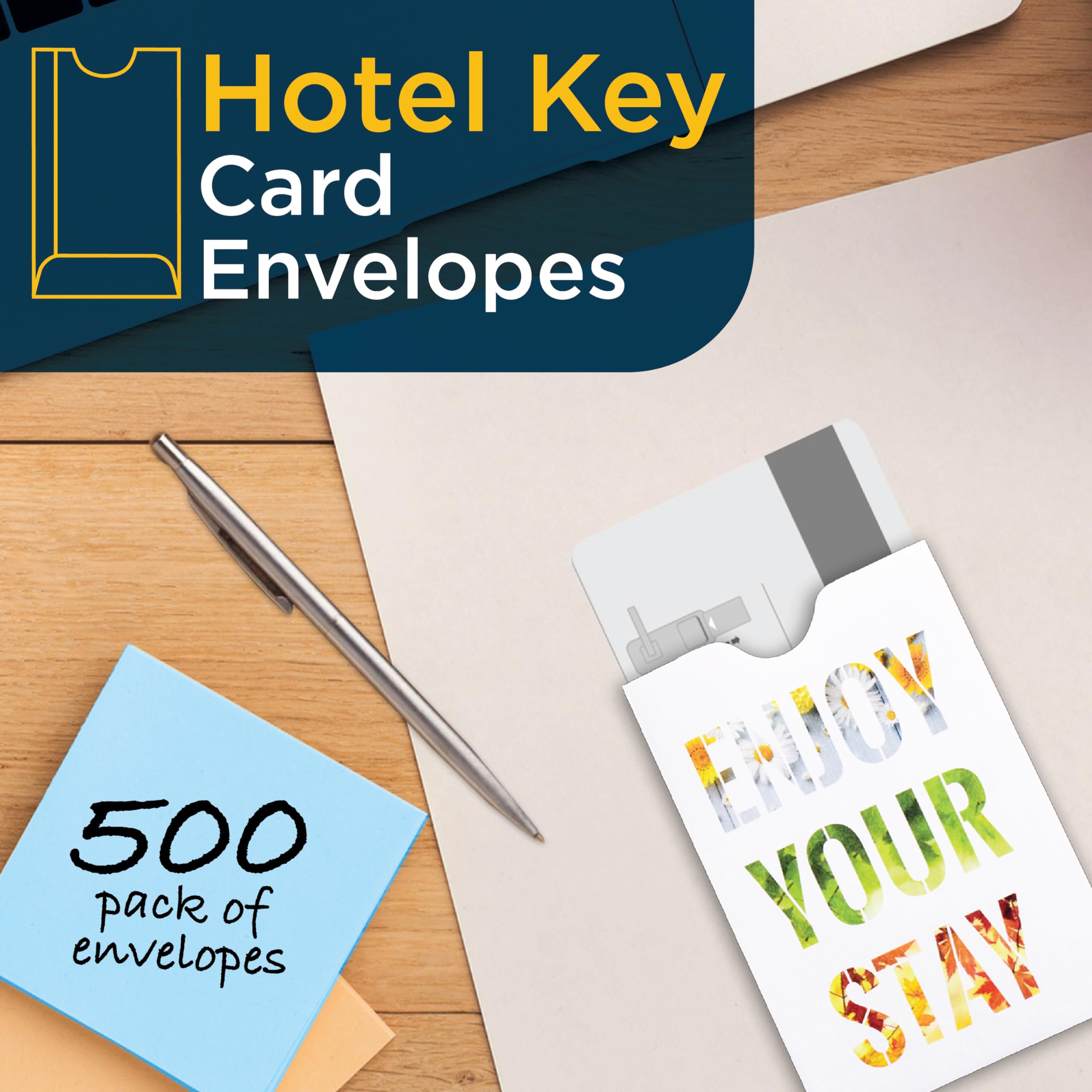 Snapklik.com : Key Card Holder Sleeves, Pack Of 500 Small Envelopes For ...