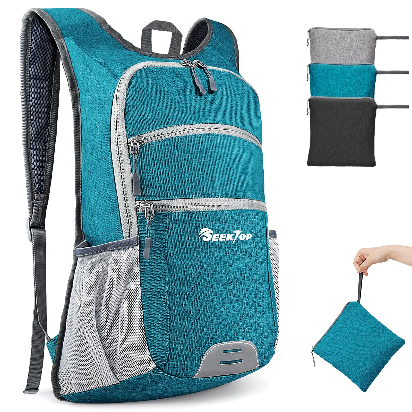 Seektop 20L Hiking Backpack Ultra Lightweight Waterproof Travel Backpack Packable Small Outdoor Bag Foldable Day Pack for Women Men