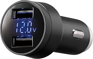 カーメイト(CARMATE) 車用 バッテリーチェッカー2 【 USB給電ポート搭載 】【 バッテリー上がり対策 】 ブラック CT784