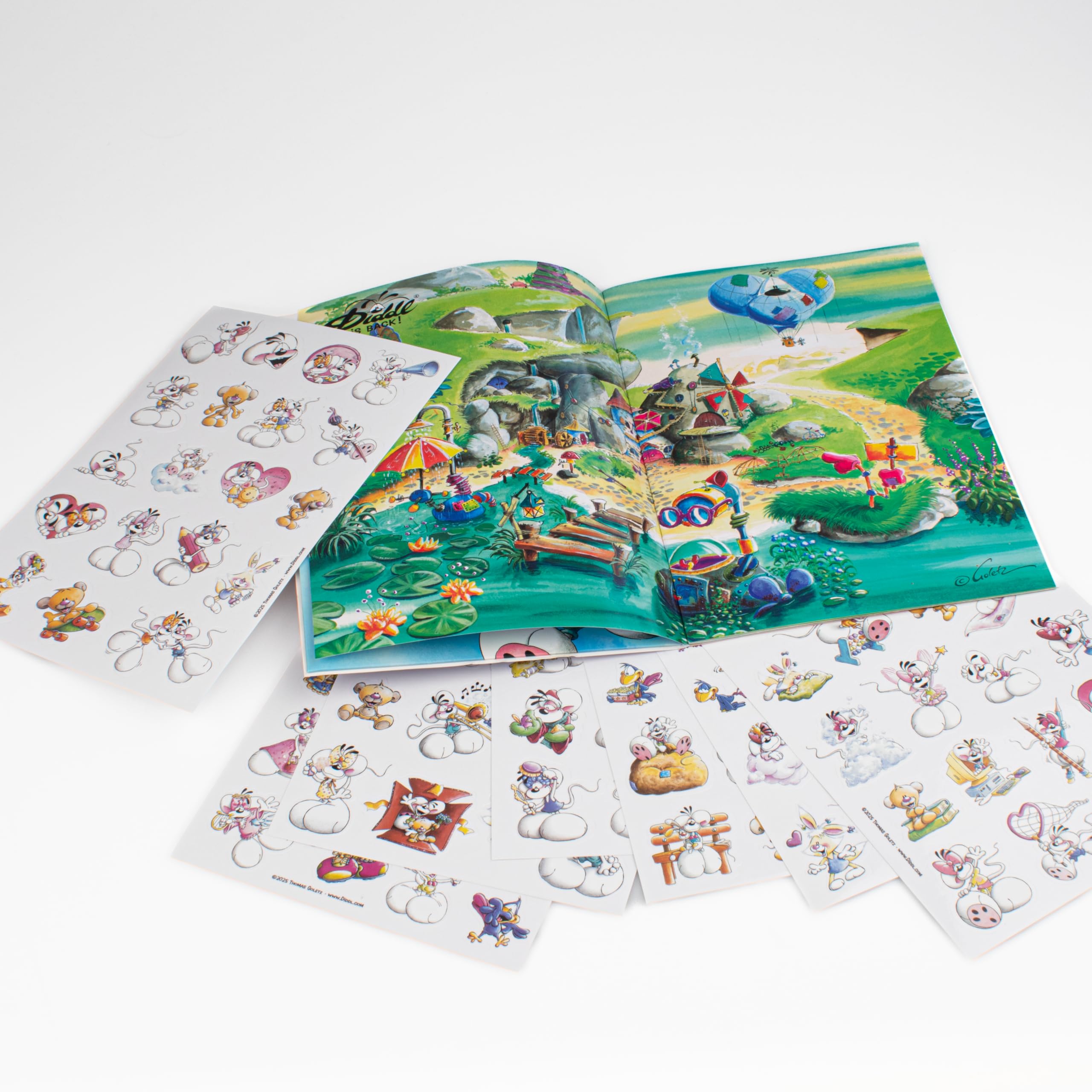 DIDDL - Notitieboek met herpositioneerbare stickers A5 Diddl - Meer dan DIDDL - Notitieboek met herpositioneerbare stickers A5 Diddl - Meer dan
