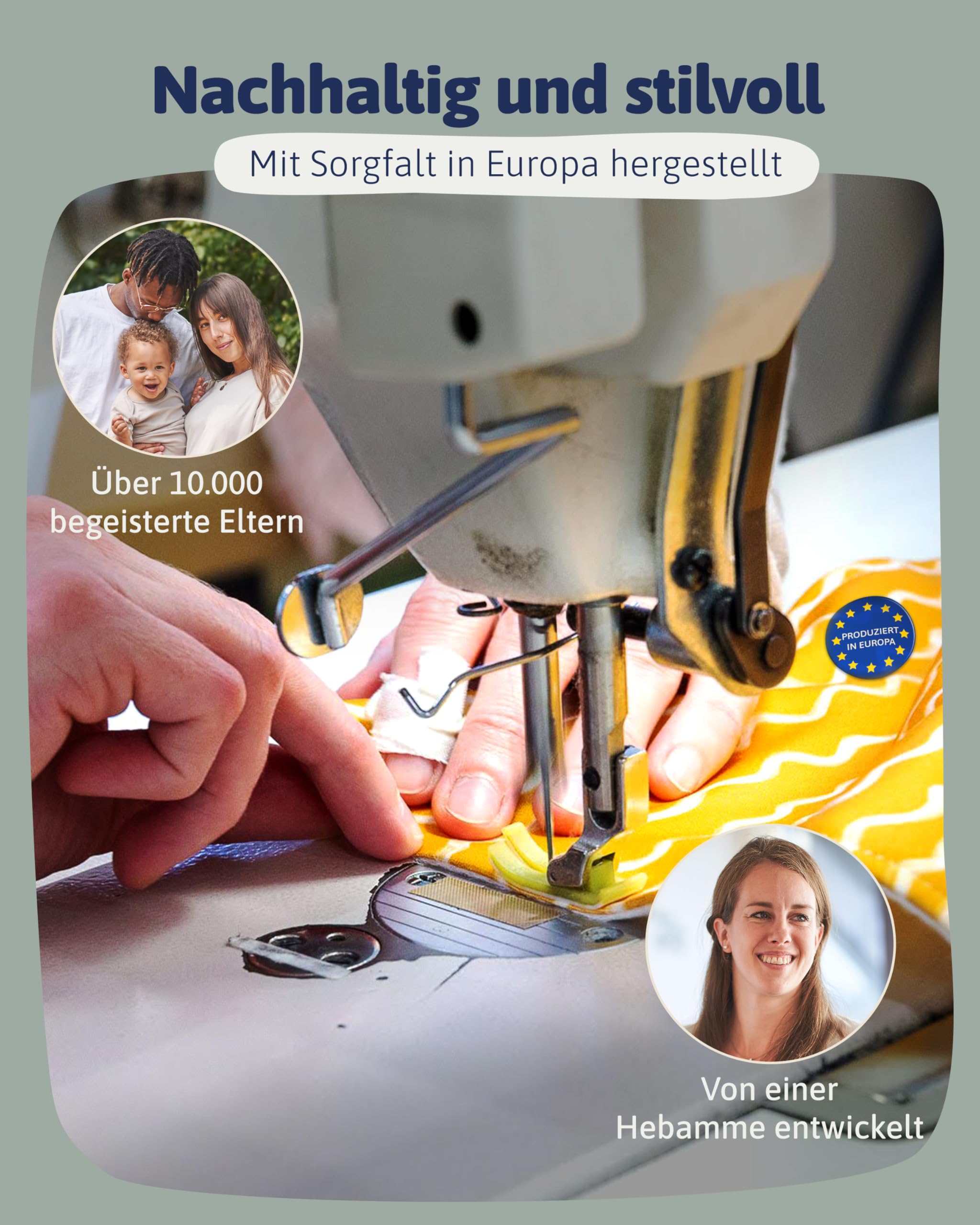 Schwimmwindel Botanical Graphite (S - 56/62/68)– Nachhaltig, Auslaufsicher – Schwimmwindel Baby, Made in Europe – Material komplett recycelt
