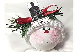 Personalized Gun Christmas Ornaments