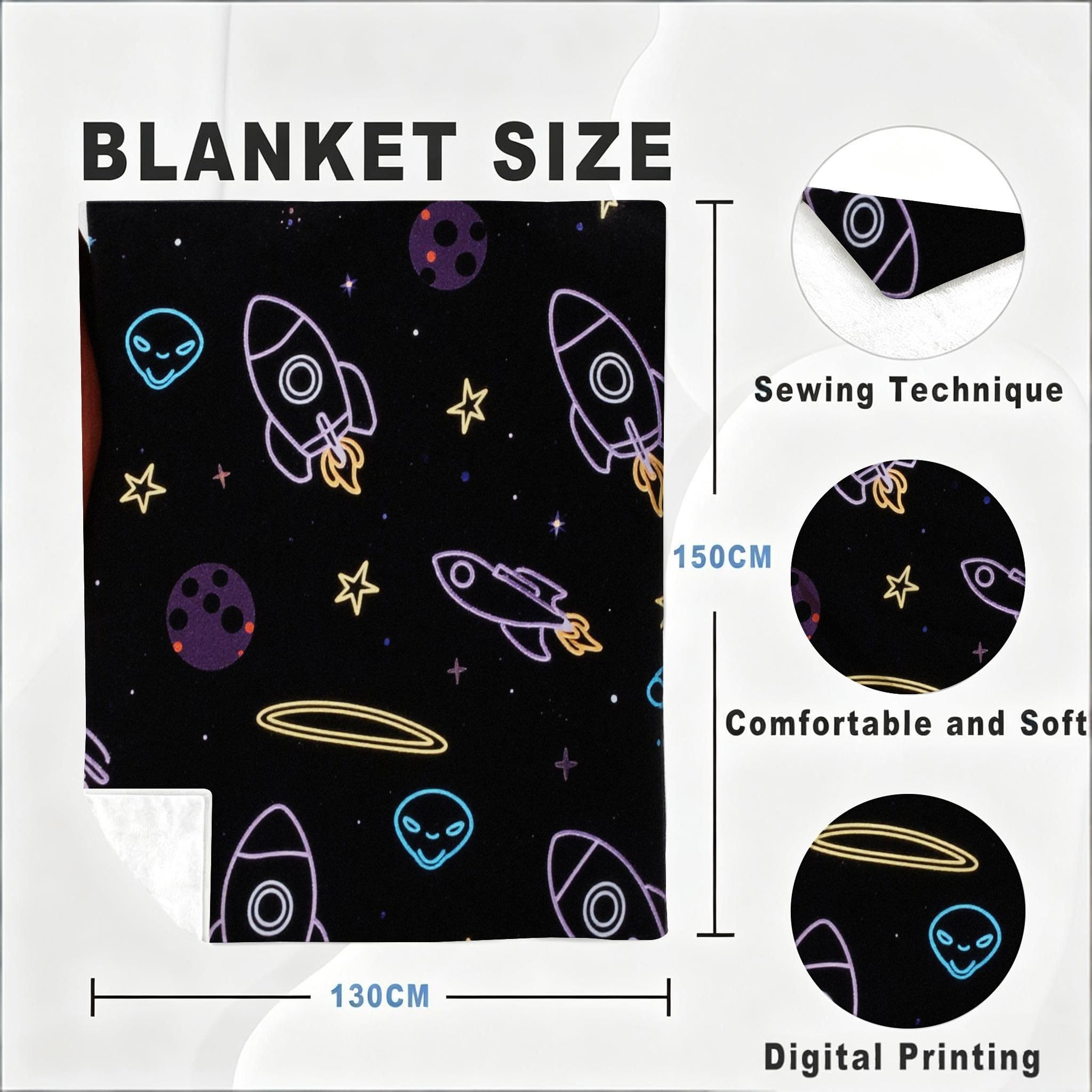 Coperta Pile Matrimoniale 240x260 cm Quadro Nero, Coperta XXL Super Morbida Multiuso Come Copriletto o Plaid da Salotto, Calda e Leggera, Protezione dal Freddo, AW6702