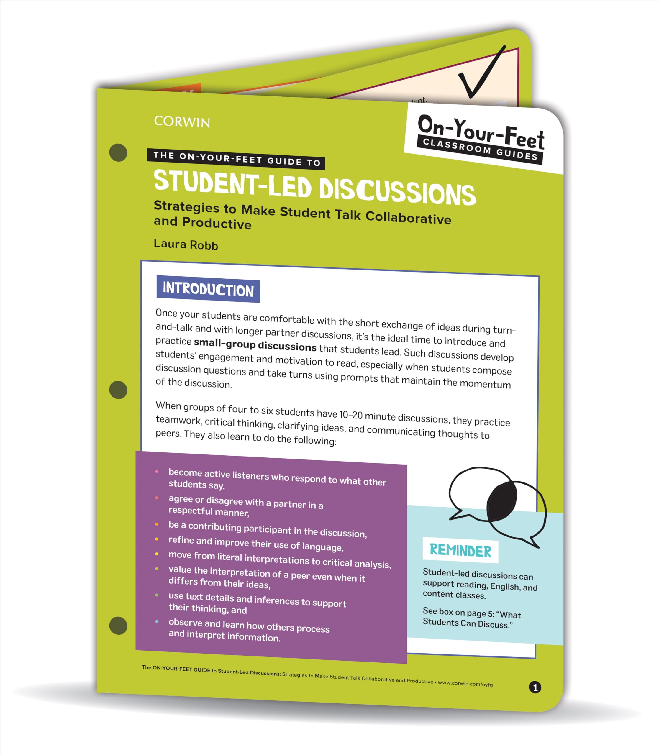 The On-Your-Feet Guide to Student-Led Discussions: Strategies to Make Student Talk Collaborative and Productive (On-Your-Feet-Guides)