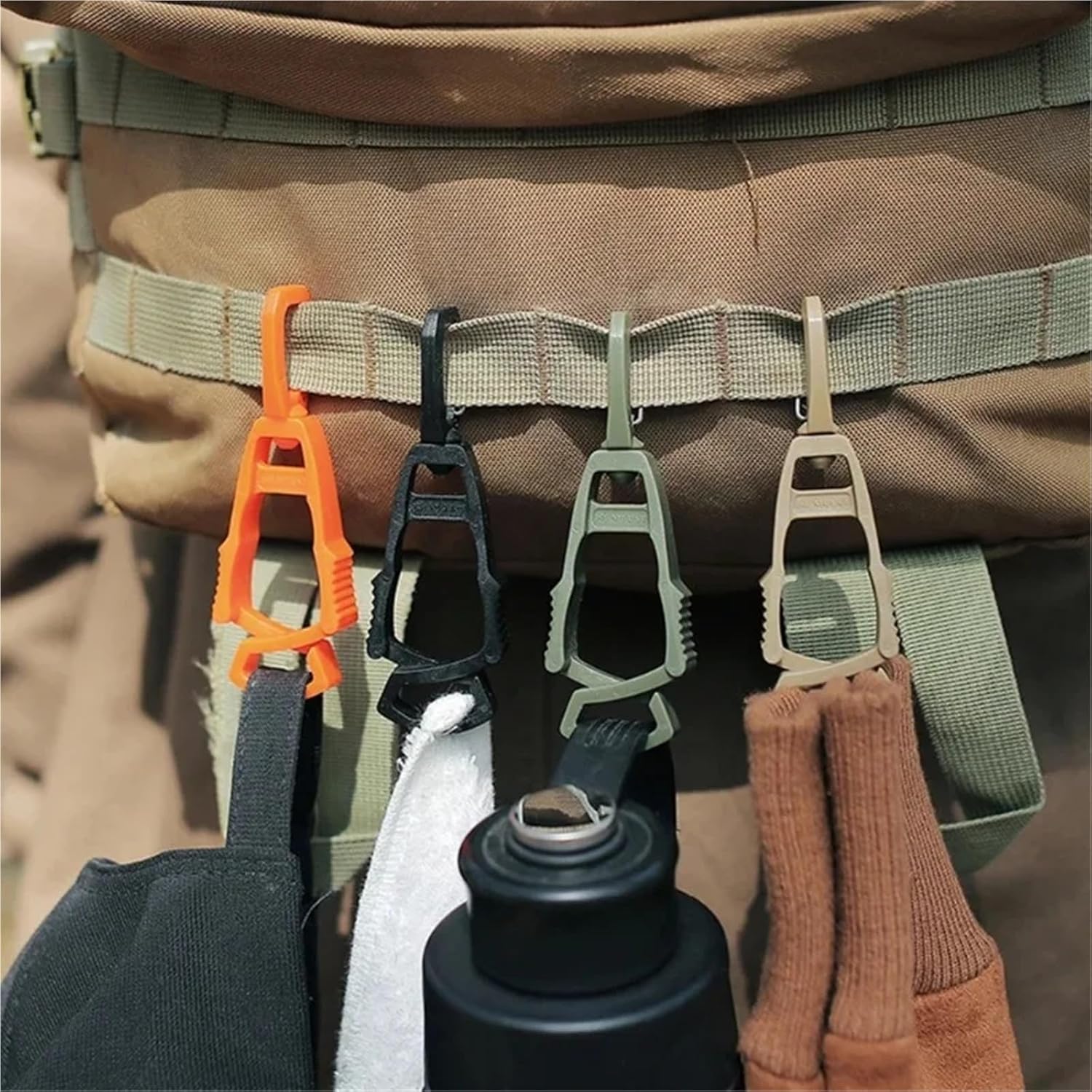 Outdoor Gloves Clip Hanger Multi-Purpose Work Holder Glove Belt Grabber Clamp