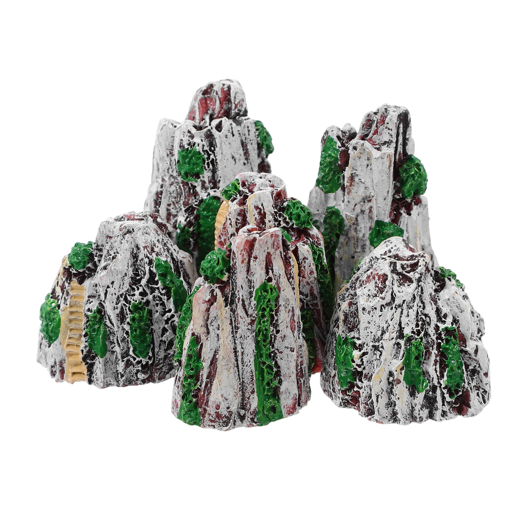 Statues miniatures de jardin en résine Milisten pour bonsaï et déco zen x6