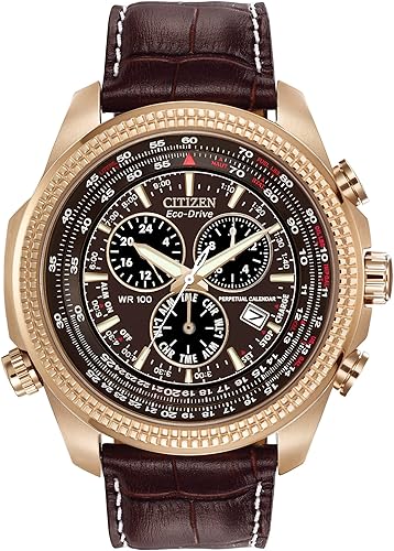 Citizen BL5403-03X Eco-Drive, reloj con pulsera de cuero para hombres