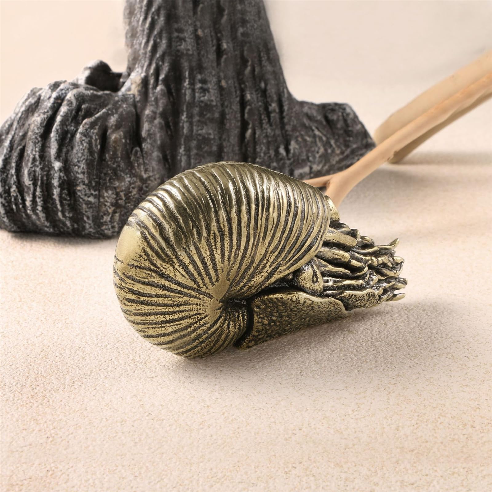 Figurine Naurilus animali in metallo Sculture Decorazioni per scaffali Accenti Centrotavola da tavolo Decorazioni per la casa Ornamento da tavolo