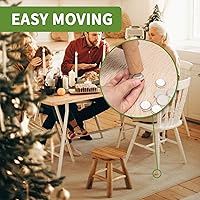 Vista 5 de Deslizadores de muebles para alfombras, 48 unidades, 1 pulgada para muebles, patas deslizantes para muebles, patas de silla, protectores de pisos