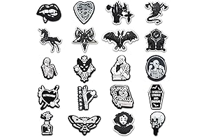 Spooky Skull Shoe Jibbitz 21-Pack