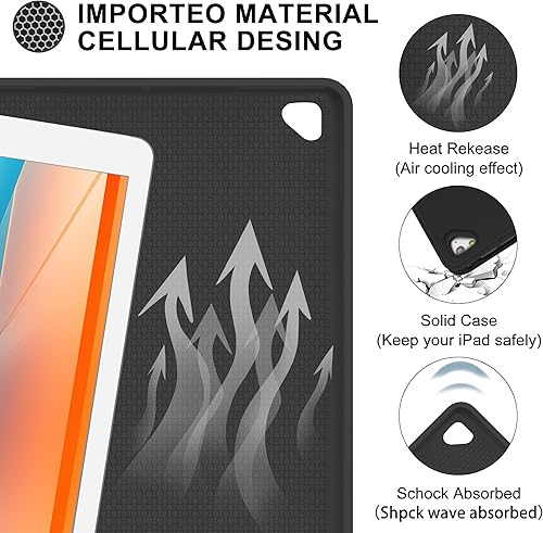 Miniatura 8 de Keyboard Case for iPad 9.7 inch 6th Gen 20185th Gen 2017Air 2AiriPad Pro 9.7, Magnetic Detachable Bluetooth Keyboard  7 Color RGB Backlight  Slim